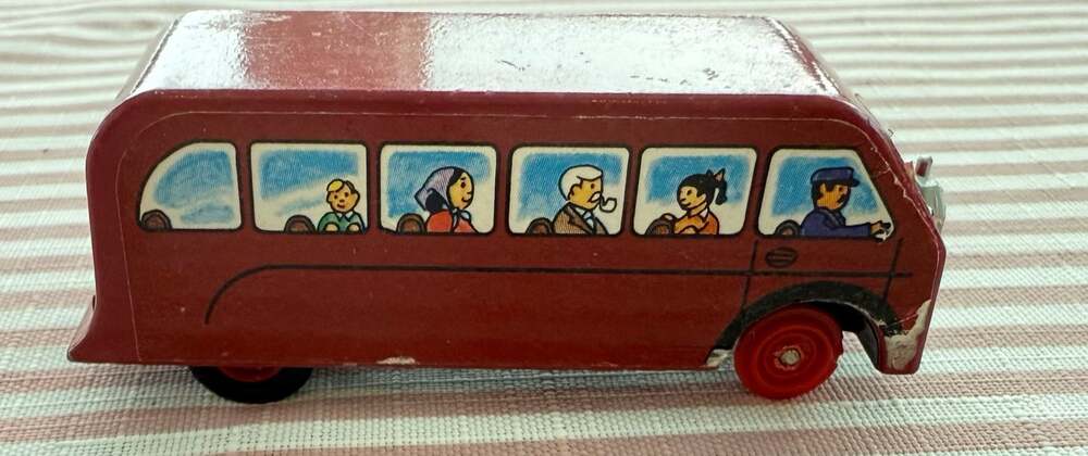 Vintage  Ertl die-cast toy of Bertie the Bus Thomas and Friends Collectibles